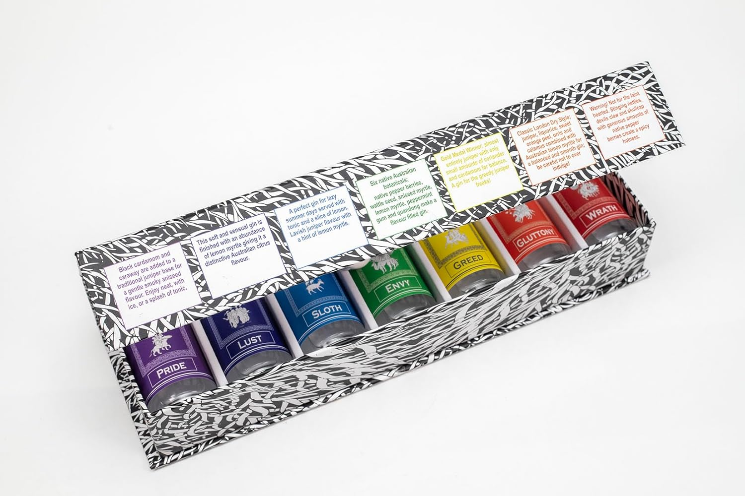 Sin Gin 7 Deadly Sins - 7X50Ml Gin Gift Pack image number 4