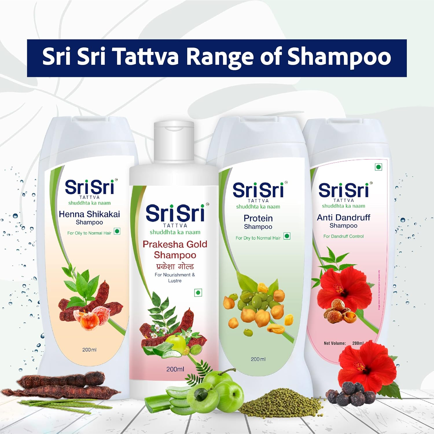 Sri Sri Tattva anti Dandruff Shampoo, 200Ml (Pack of 3)