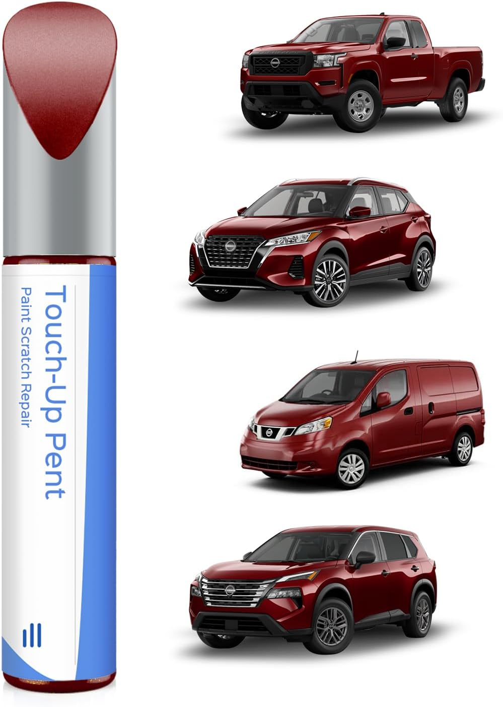 QAB Pearl White Tricoat Touch up Paint Compatible with Nissan Exact Match Chips and Nicks Touch Up image number 5