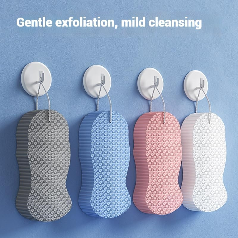 Magic Exfoliating Bath Sponge Super Soft, Exfoliating Sponges for Body, Exfoliatingbody Scrubber Sponge, Removes Dead Skin and Impurities from Body (#3) - 1 image number 2