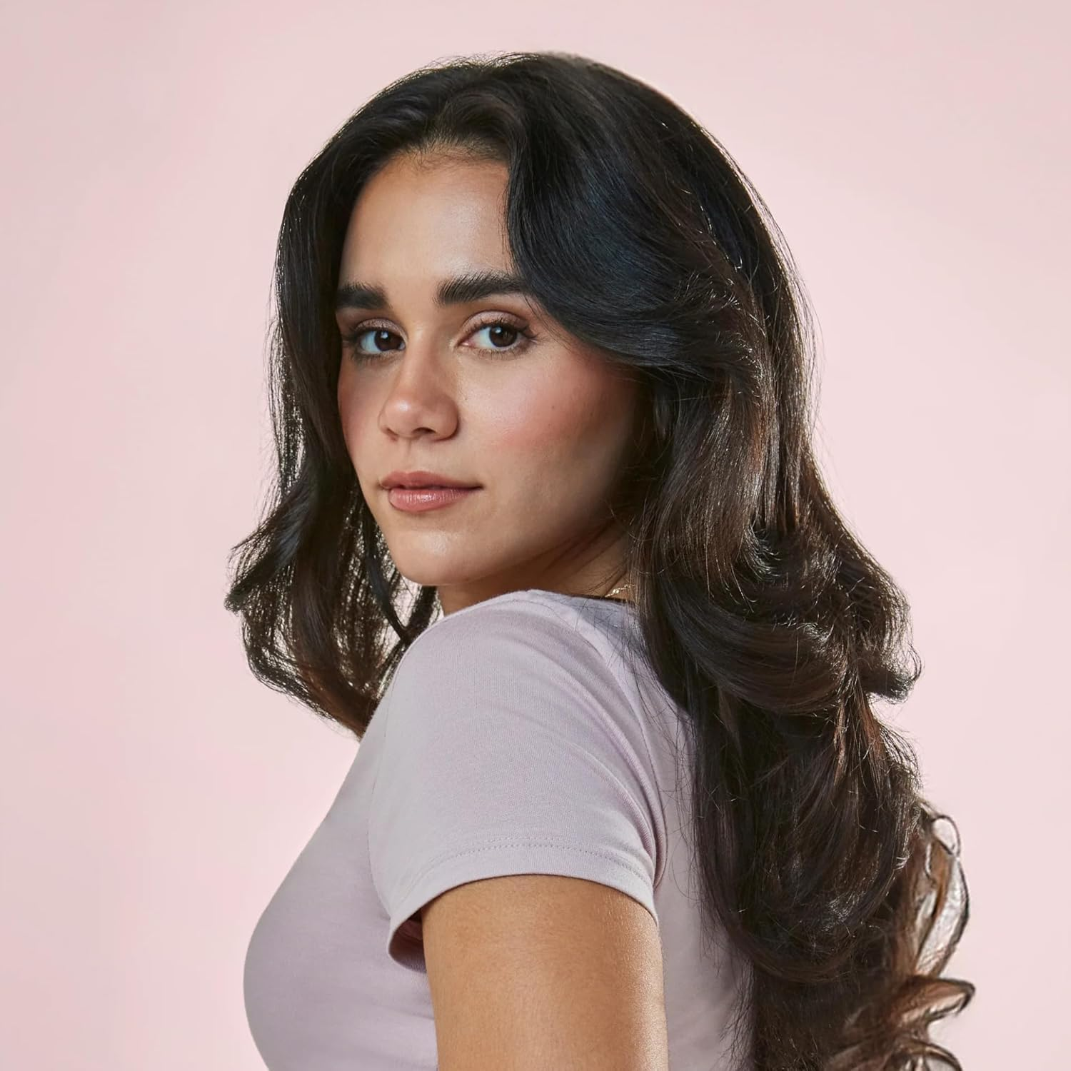 Mane BRB 33Mm (1.3") Ceramic round Hair Brush - round Blowout Brush for Shoulder Length Hair or Longer - Increases Hair Shine and Helps with Frizz Control - Made with an Ergonomically Designed Handle image number 2