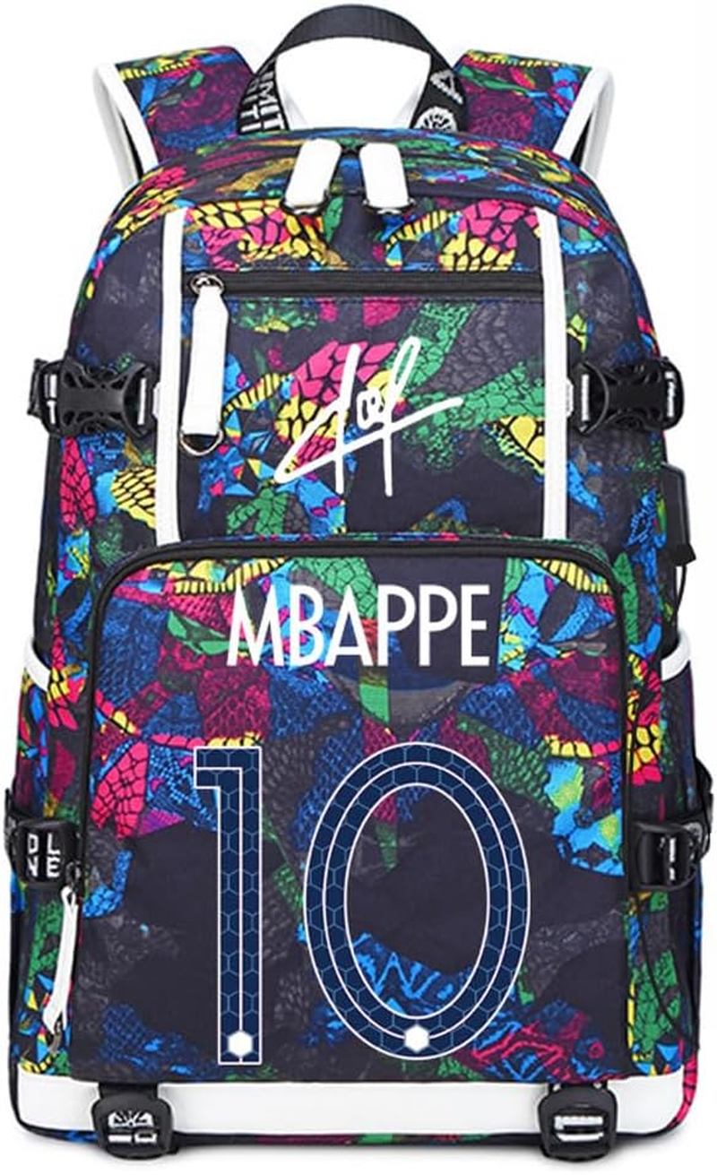 Soccer KM10 Multifunction Backpack Travel Football Fans Laptop Bookbag