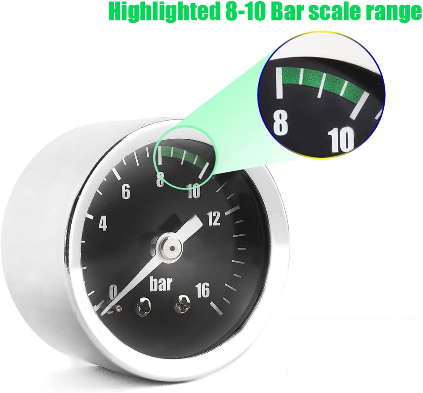 Alloverpower E61 Group Head Pressure Pump Gauge for Espresso Coffee Machine Brew Accesories