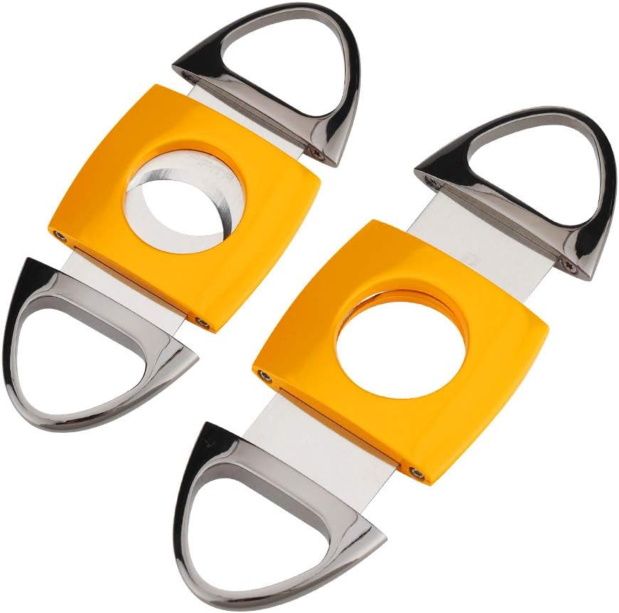 PIPITA Torch Lighter and Cigar Cutter Ashtray Set,Refillable Windproof Single Jet Gas Lighter & Blade Cigar Guillotine & Ceramics Ashtray with Gift Box (Without Gas) image number 5