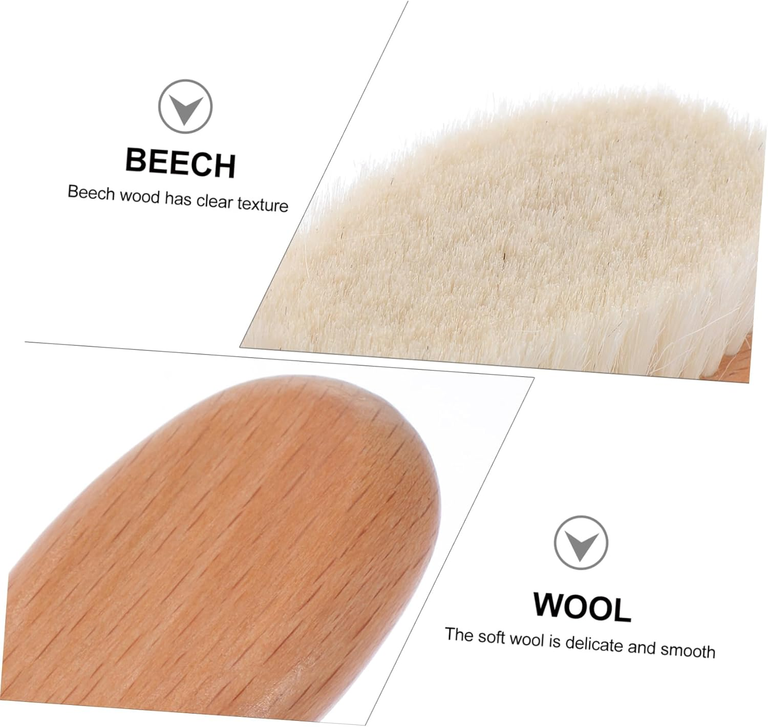 Bestonzon 2Pcs Detangling Hair Brush Hair Brush Women Barber Duster Cleaning Salon Duster Cutting Dust Cleaning