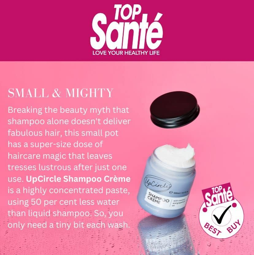 Upcircle Cream Shampoo with Coconut and Grapefruit Oil 100 Ml image number 2