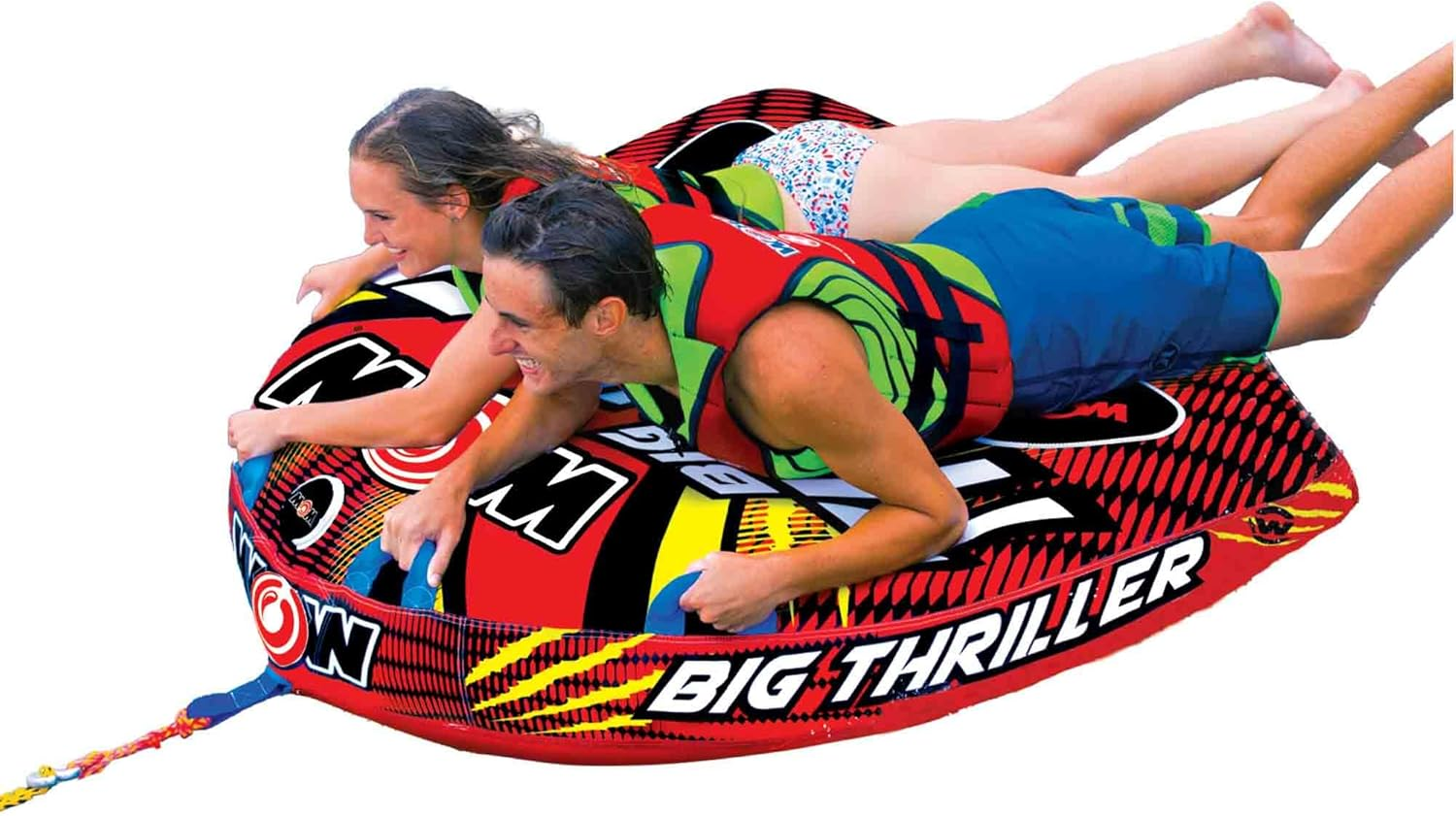 Wow Sports DC Comics Superman Towable, Soft Top Deck Tube, Towable Water Tube for 1-3 Riders image number 5