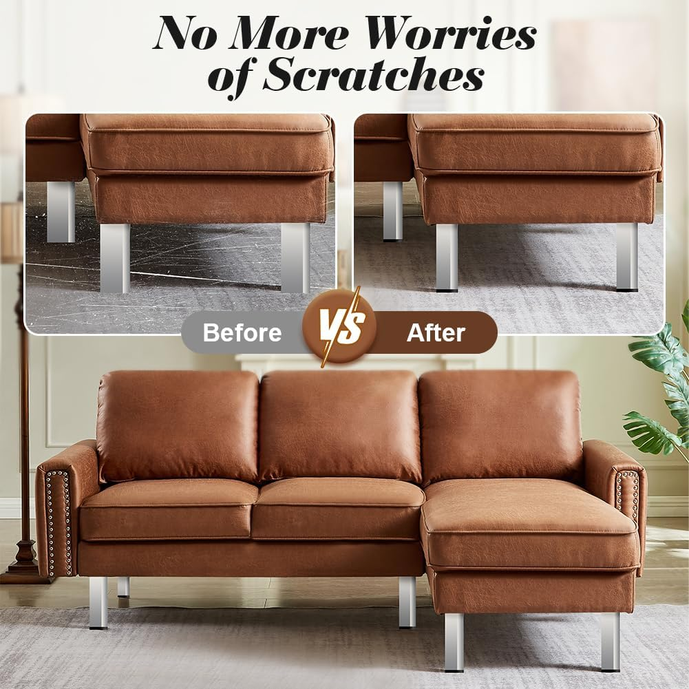 OSDUE 16PCS Square 16 * 16Mm Plastic End Caps, Furniture Caster Cups,Non-Slip Furniture Pads, for Bed Cabinet Sofa Tables Desks Chairs Bed Furniture Foot (Black), Prevent Scratches & Damage image number 6