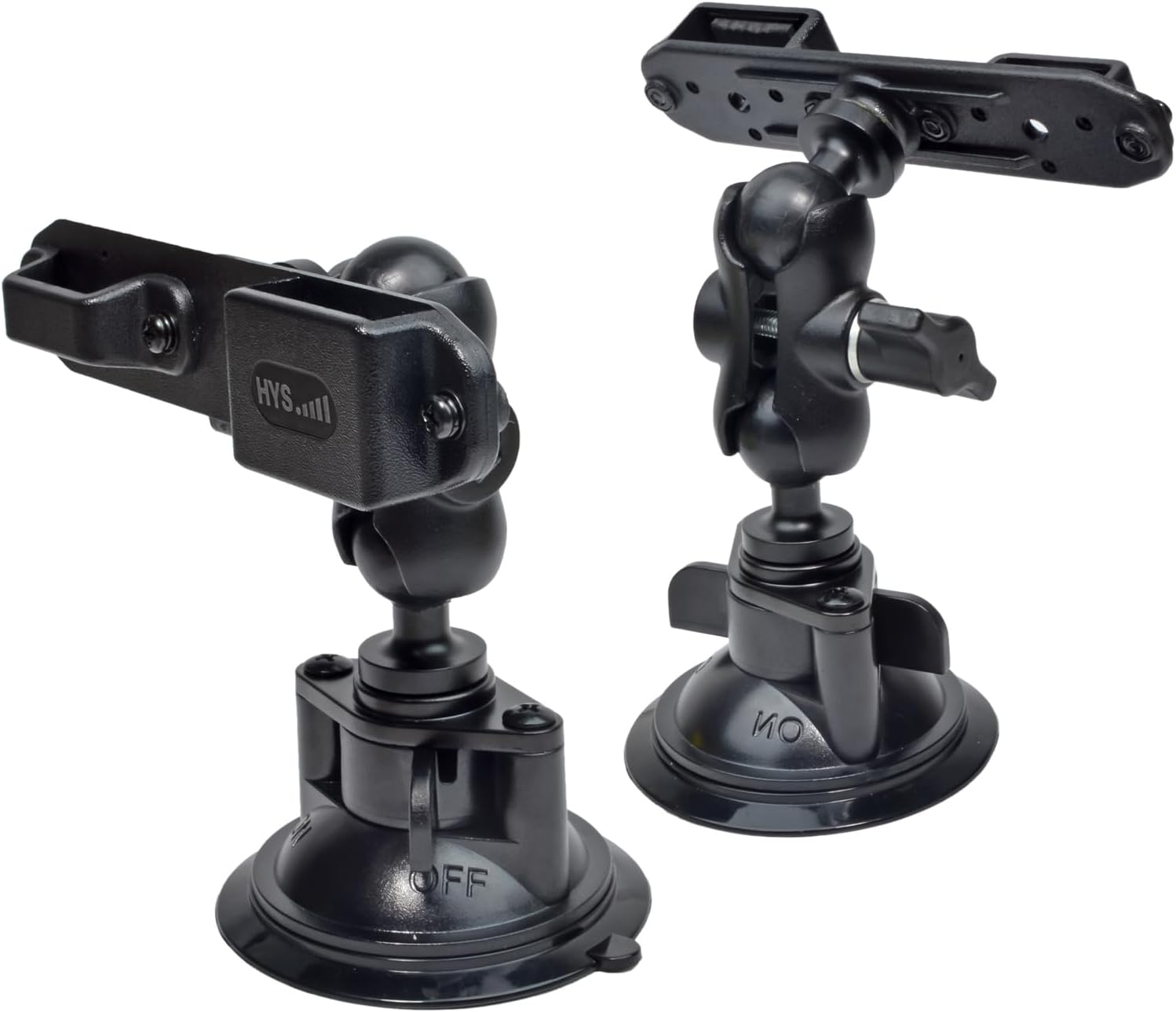 HYS Car Suction Cup - Dashboard and Windshield Walkie Talkie Belt Clip Mount for Car Holder Mount/Mic Holder for Anytone Baofeng Icom Kenwood Yaesu Wouxon Amateur Radio HT &Speaker Microphone image number 5