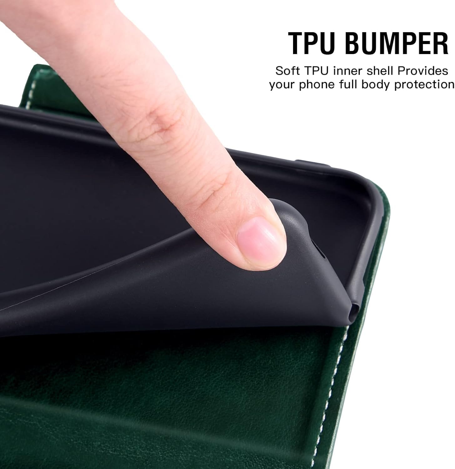 Asuwish Mobile Phone Case for Iphone 17 Pro, Case with Glass Film, Screen Protector, Card Slot, Foldable, Leather Wallet, Stand, Iphone 17 17Pro, Mobile Phone Case, Mandala Protective Cover, Phone - Blue image number 6