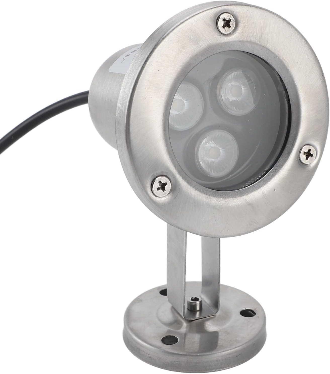 Pond Lights, 3W High Brightness IP68 Waterproof Pond Light, Energy Saving Stainless Steel Submersible Fountain Lights, for Outdoor Garden Pond Fountain (Pure White)