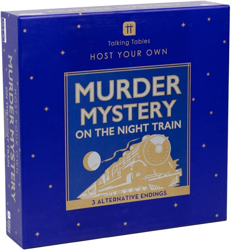 Talking Tables Host Your Own Murder Mystery on the Night Train Game for Adults | 1930S Dinner Party Role Play Experience | Reusable Multi Ending Gameplay, Interactive Group Deduction Activity