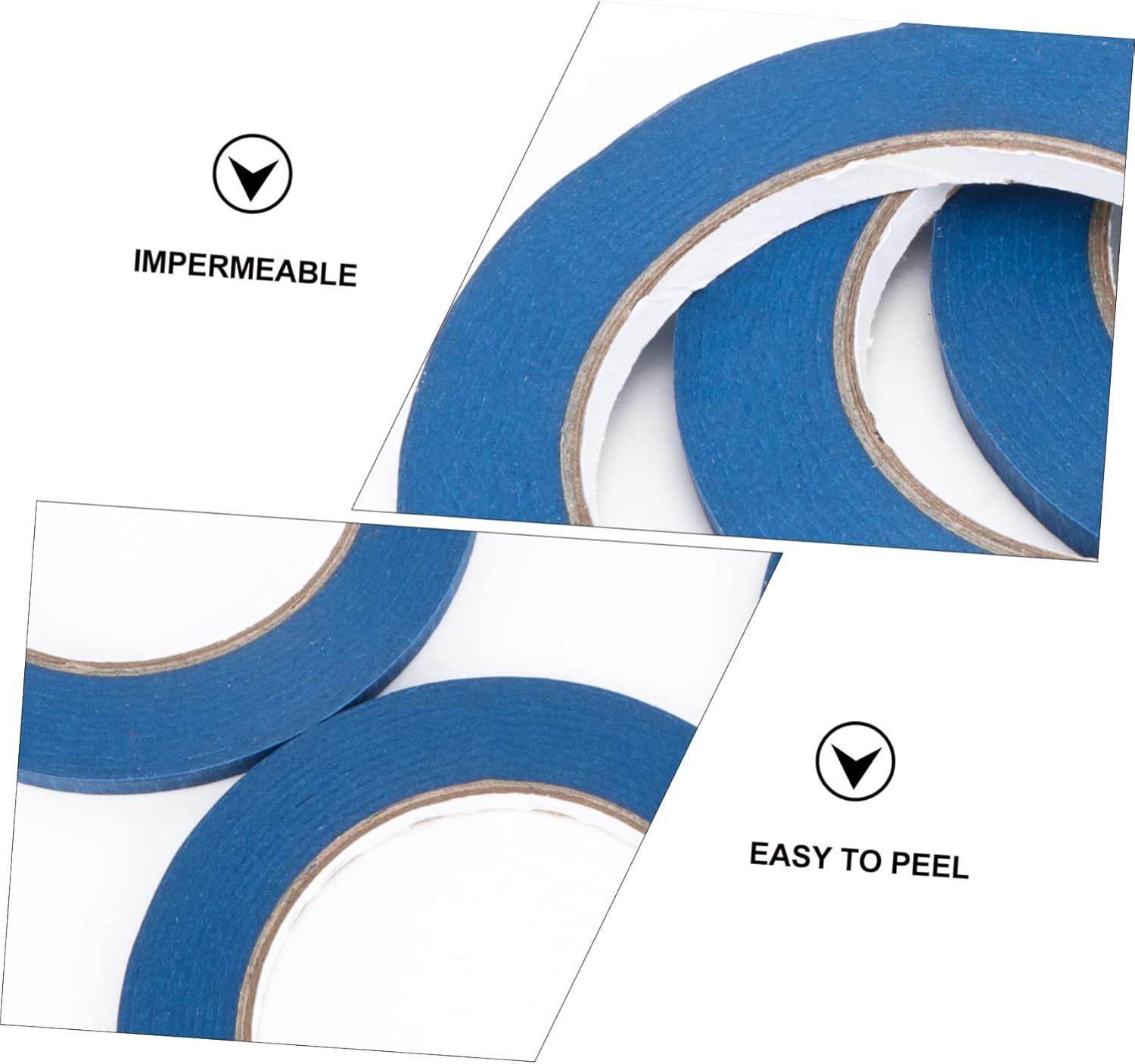 4Pcs Heat-Resistant Tape Paper for Car Tape Adhesive Paper Use for Printing and High-Temperature Applications Included