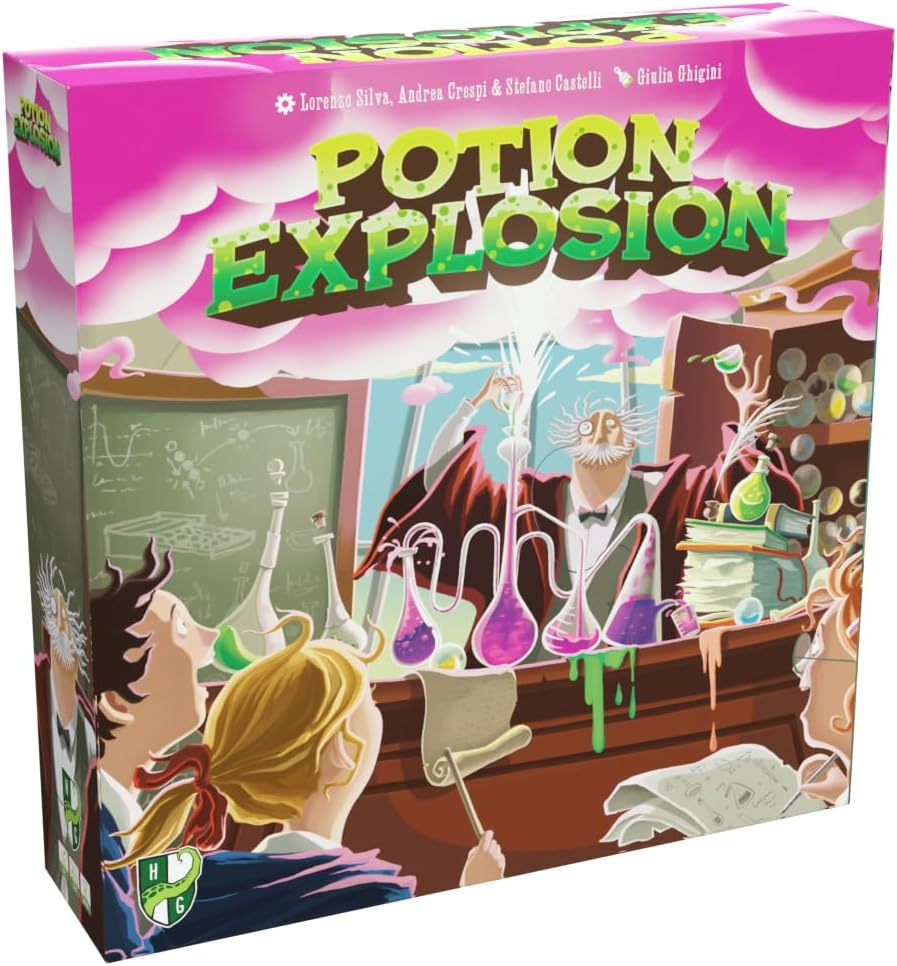 CMON Potion Explosion - Magical Potion-Making Board Game for 2-4 Players, Ages 8+