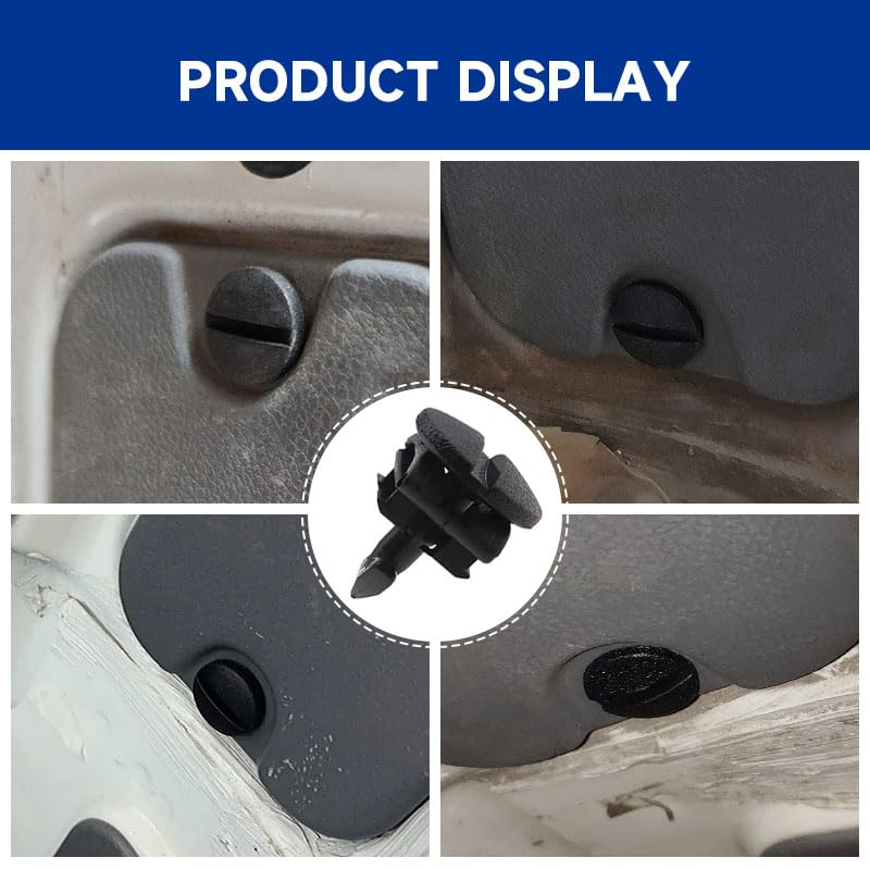 4 Sets of Rear Bumper Decorative Lock Clips, Retainer Insert Fasteners for Land Rover Discovery 3, 4, Freelander 2 and Range Rover Sport