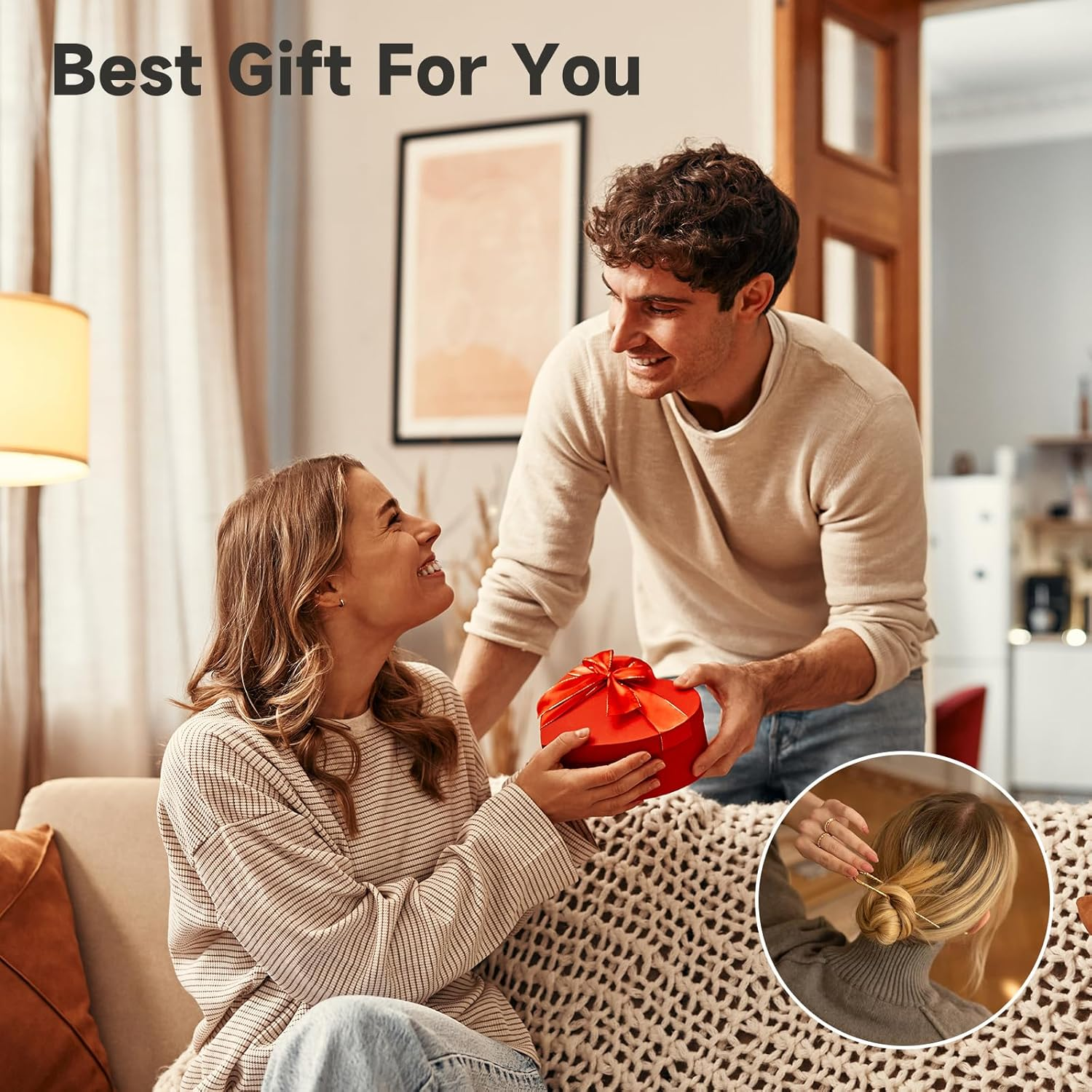 3 PCS French Hair Pins for Women - French Twist and Buns, Elegant Gold Hair Accessories - Gold / Silver / Black image number 3