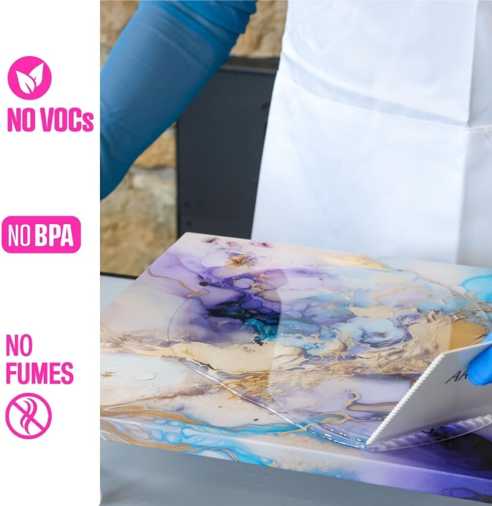 Artresin - Epoxy Resin - Clear - Non-Toxic - 8 Oz (4 Oz Resin + 4 Oz Hardener) (236 Ml) image number 2