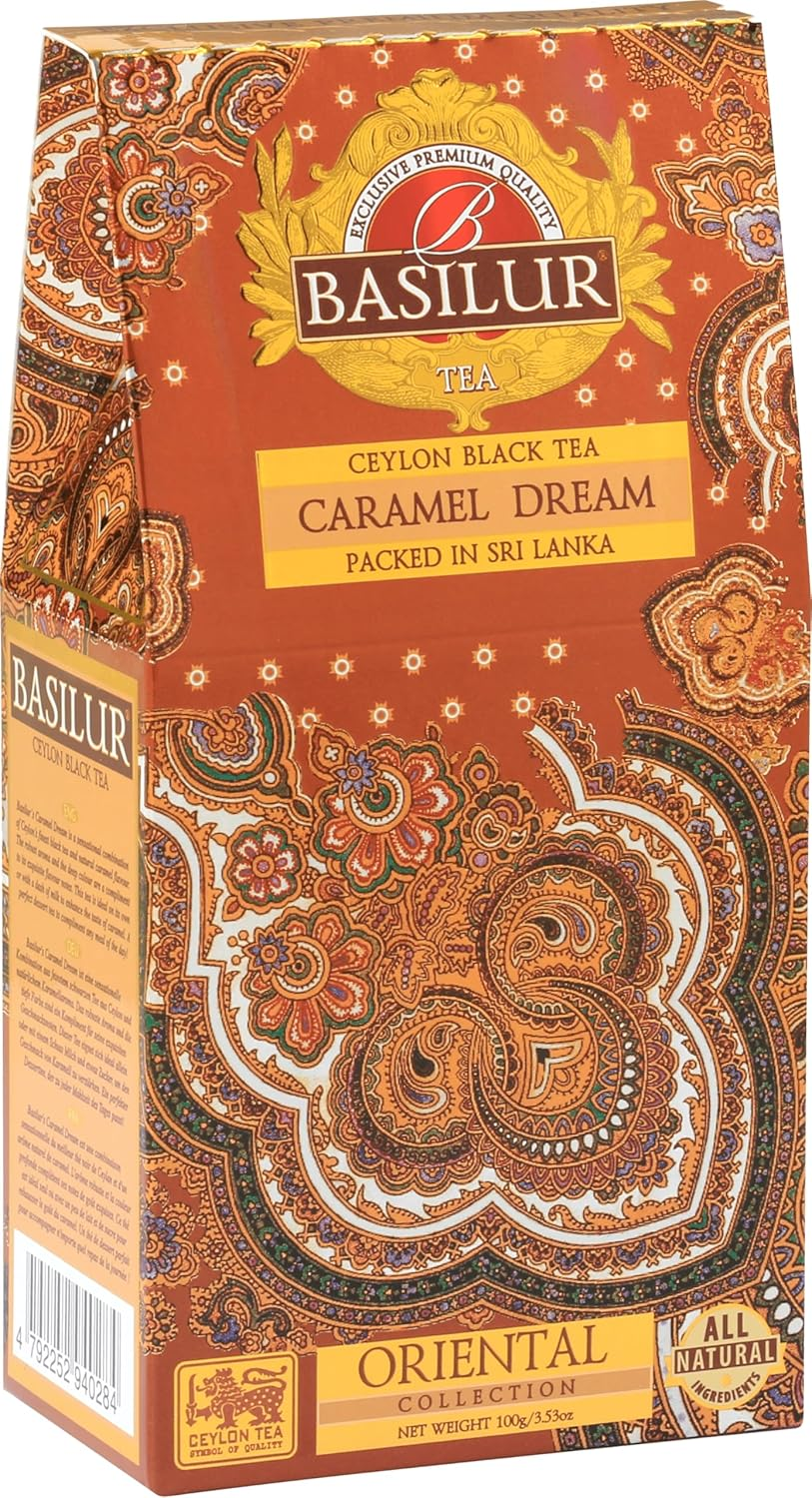 Basilur Caramel Dream - 100G Loose Leaf Ceylon Black Tea Refill Pack image number 1