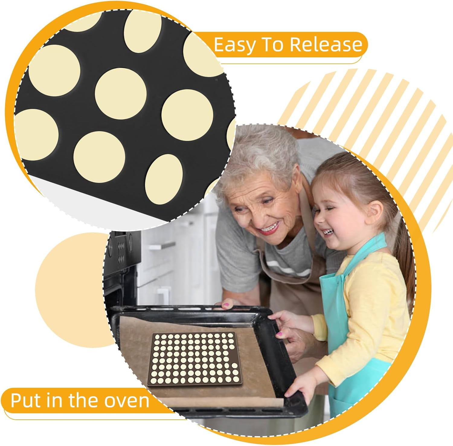 2 PCS Gummy Balls Candy Molds,Soccer Basketball Rugby Silicone Molds,188 Cavity Mini Silicone Mold for Chocolate, Fondant, Candy, Biscuits, Cookie, Jelly and Dog Training Commands Concept image number 1