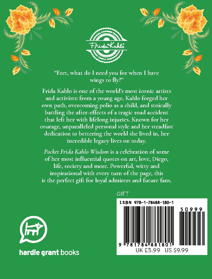 Pocket Frida Kahlo Wisdom: Inspirational Quotes and Wise Words from a Legendary Icon image number 1