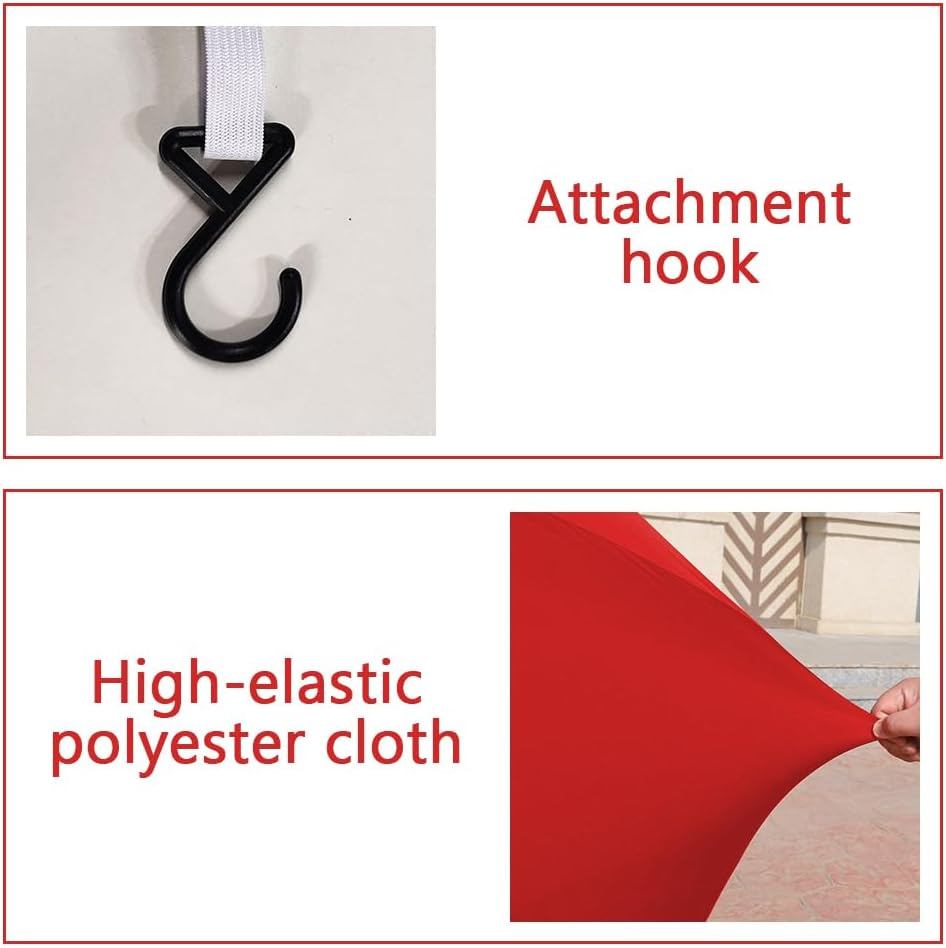 Indoor Motorcycle Cover Soft Stretch Dustproof Cover Compatible with All Motor, 96 Inches,Red image number 6