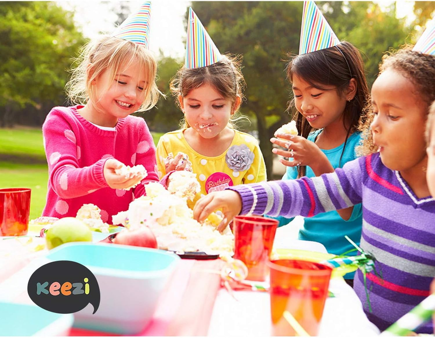 Keezi Kids Table and Chairs, 75 X 40 54Cm Outdoor Lounge Setting Picnic Tables Garden Benches Seat Indoor Furniture Camping Beach Patio Pool Children Play Equipment, Sturdy Durable Wood image number 1