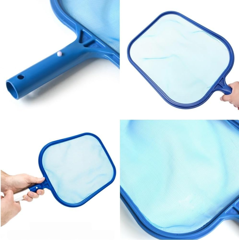 Aknebriax 3Pcs Pool Skimmer Net,Hot Tubs Nets Fine Mesh Leaf Rake,Ultra Fine Mesh Pool Skimmer to Remove Leaves & Debris, Heavy Duty Swimming Pool Skimmer with Handle (Without a Rod) image number 4