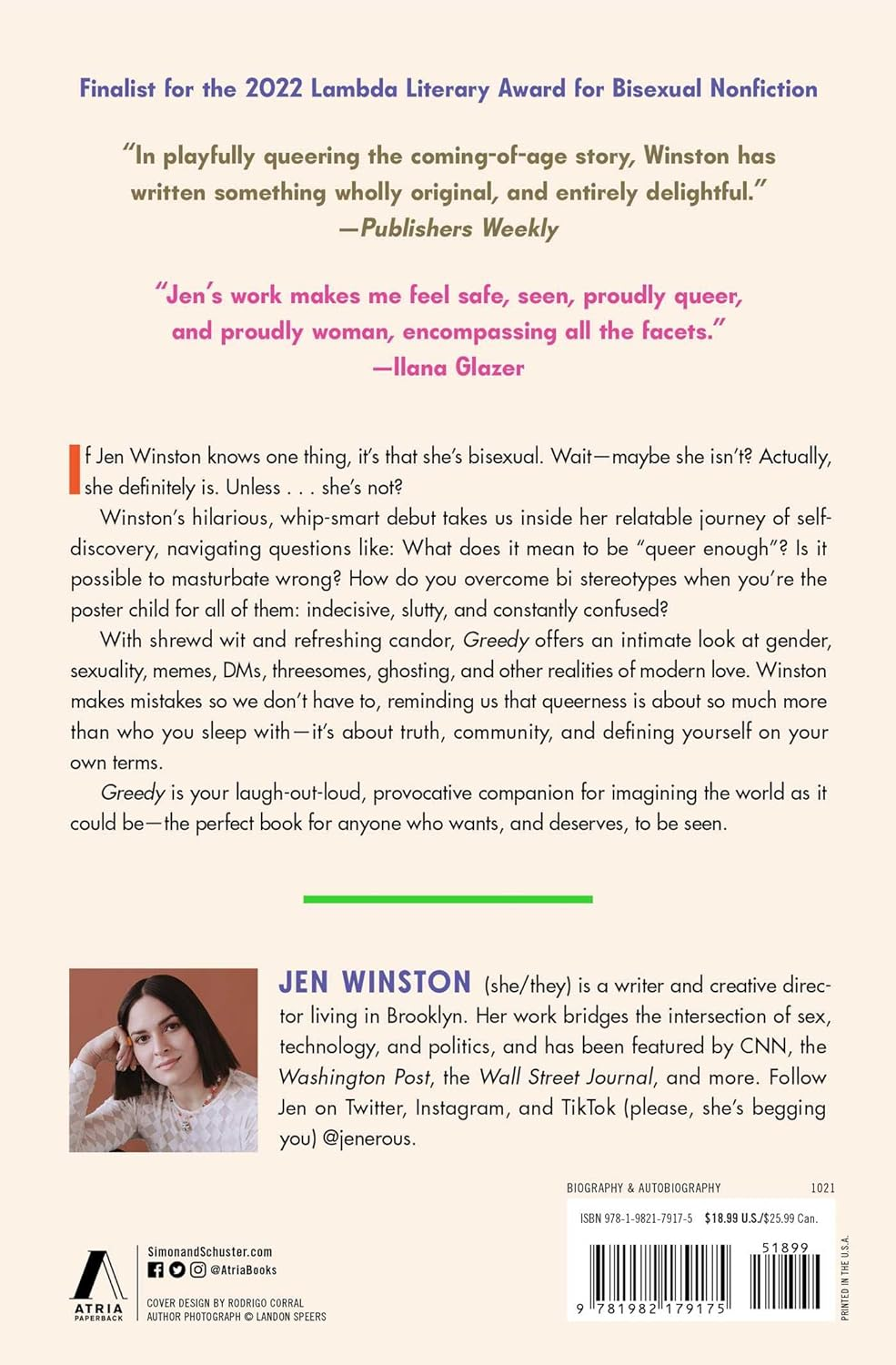 Greedy: Notes from a Bisexual Who Wants Too Much image number 1