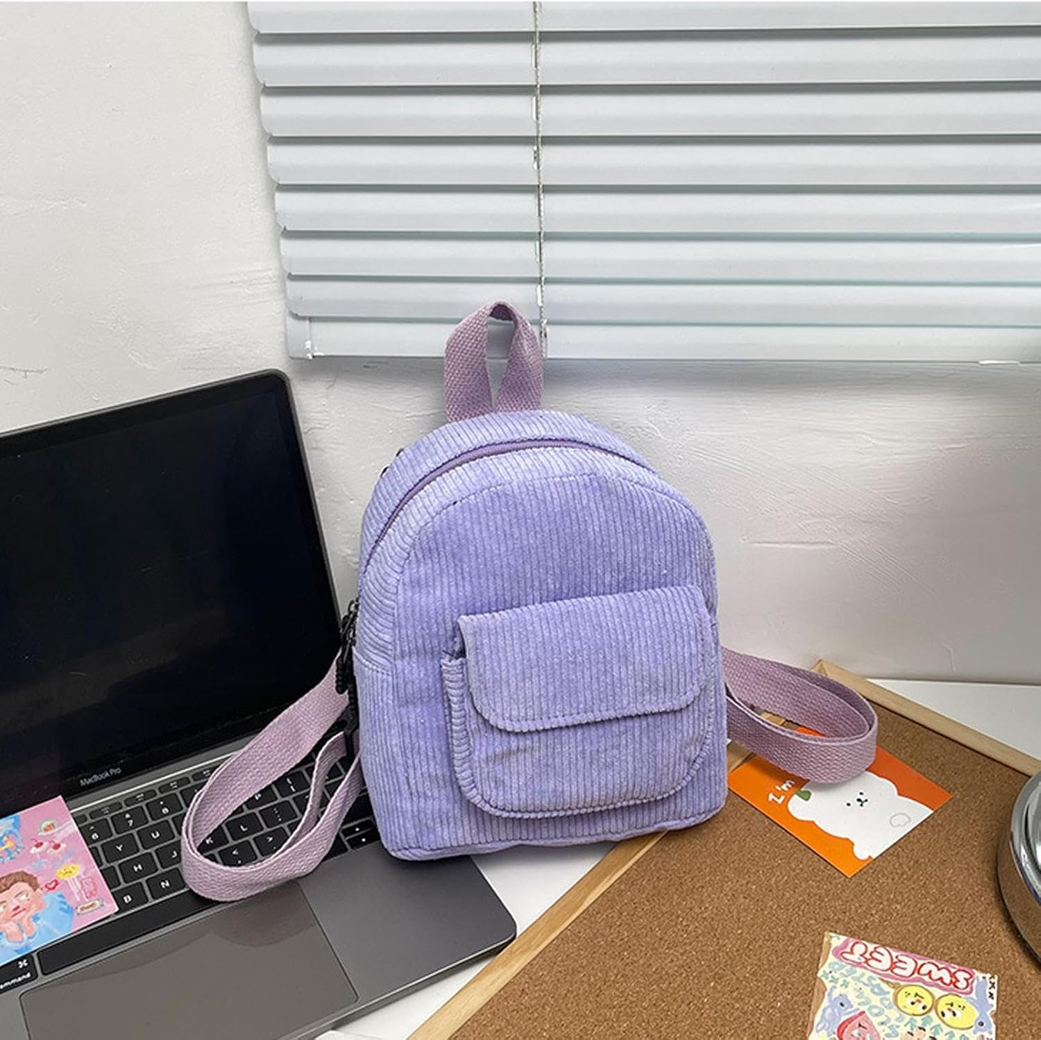 Shurzzesj School Backpack for Teens - Student Bookbags Small Rucksack - Teen Girls School Bags, Travel Daypack, Lightweight Laptop Bag for Girls Women Casual Styles image number 5