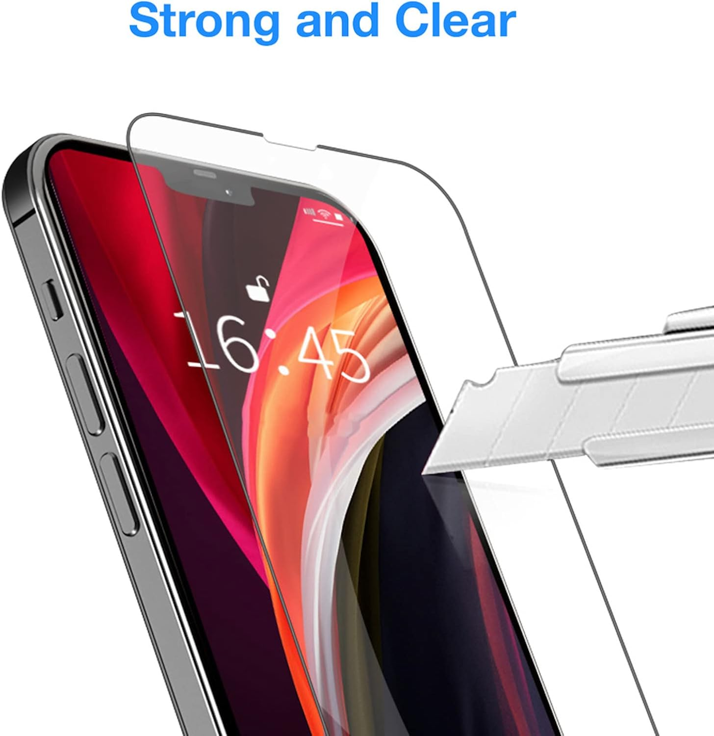 9H Tempered Glass Screen Protector Guard for Apple Iphone 13 Mini Front image number 6