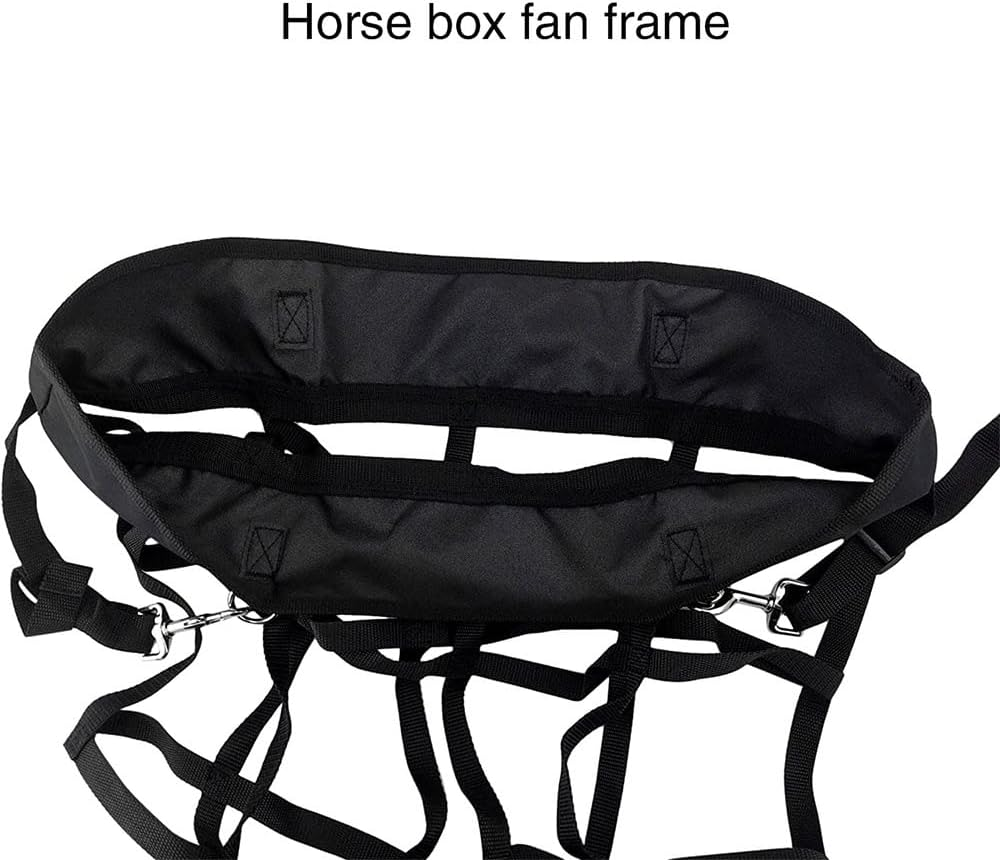 Horse Stall Fan Holder Bag, 50.8 X 50.8 Cm Box Fan Mount, Black