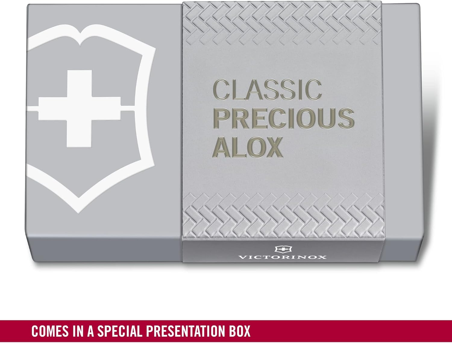 Victorinox Classic SD Precious Alox Swiss Army Knife, Infinite Grey - Hazel Brown image number 4