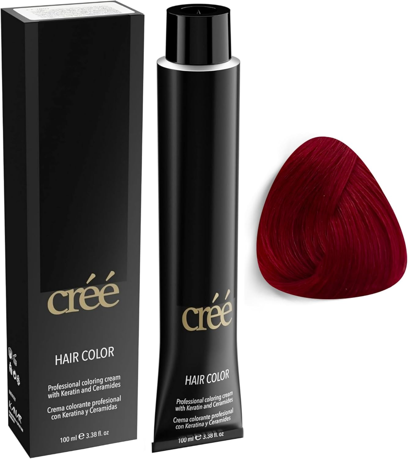 Cr&eacute;&eacute; Professional Permanent Hair Color 100Ml 3.4 Fl.Oz. (Extra Red Blond 7.666)