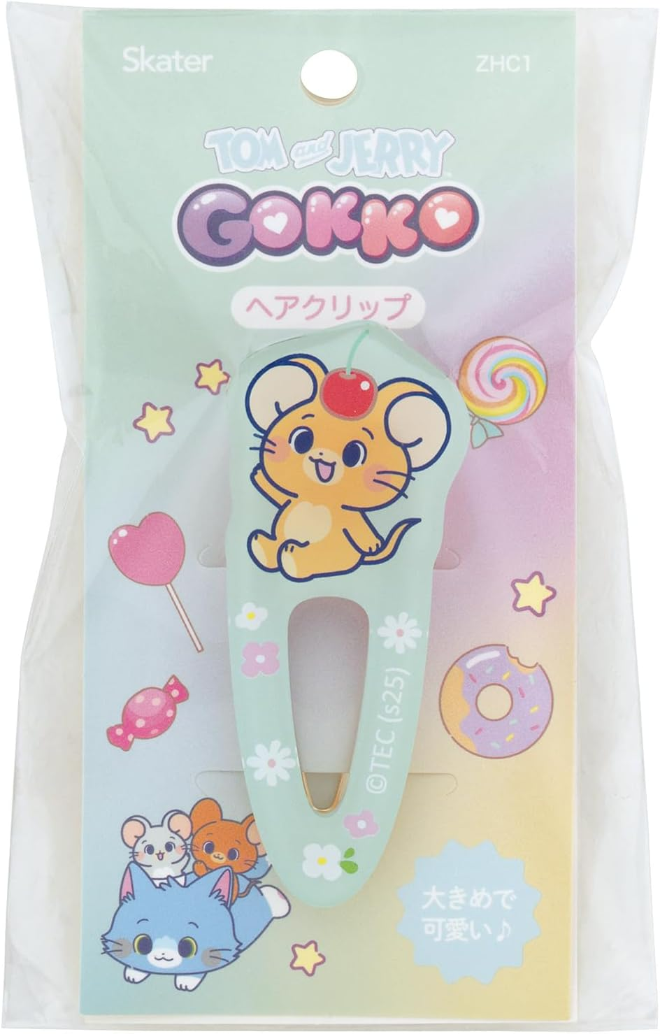 Skater ZHC1-A Hair Clip, Hair Clip, Hair Accessory, Tom and Jelly image number 1