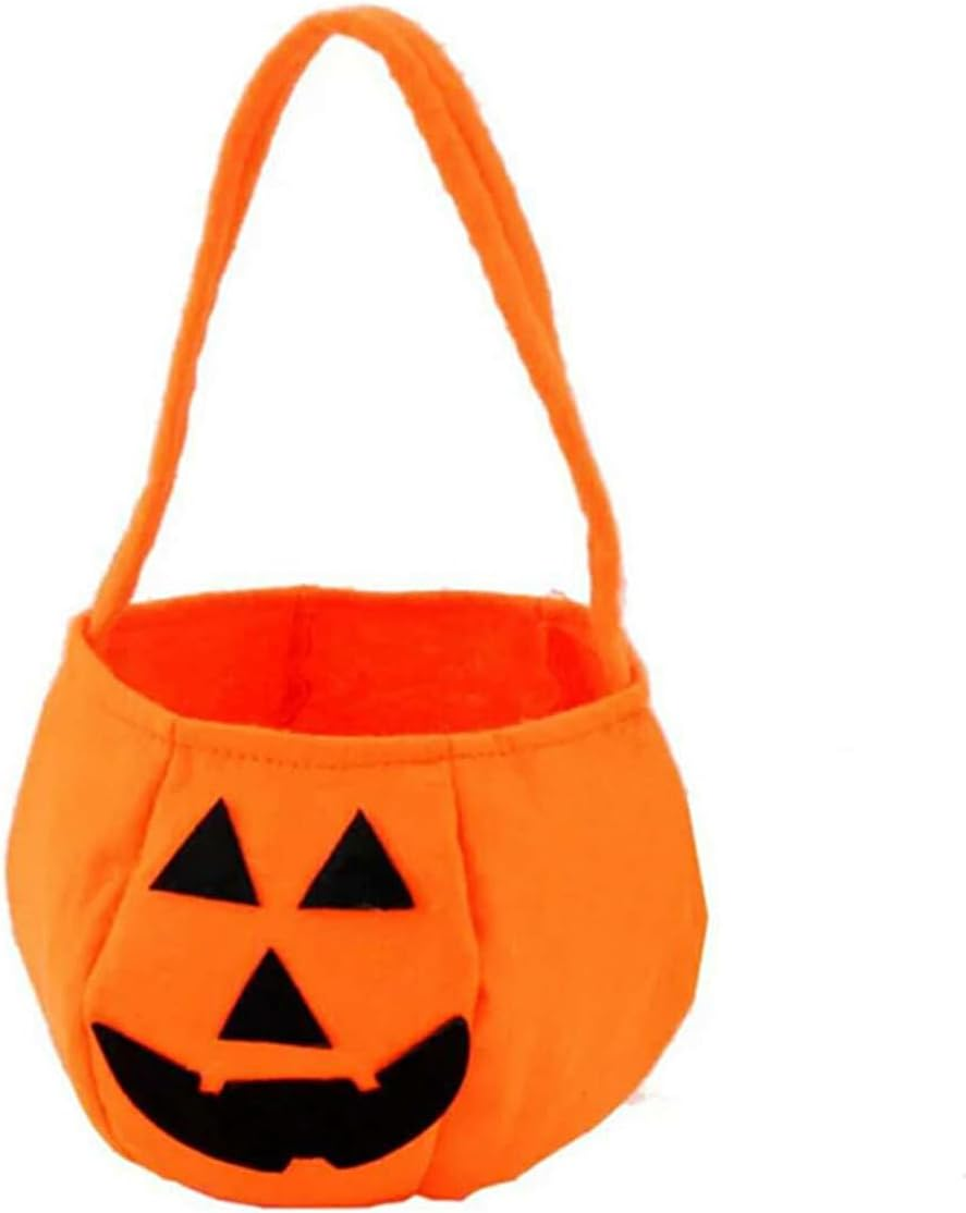IDOPIP Halloween Pumpkin Costume for Kids Girls Princess Party Dress up Cosplay with Headband and Bags for Photo Shoot 2-12T image number 5