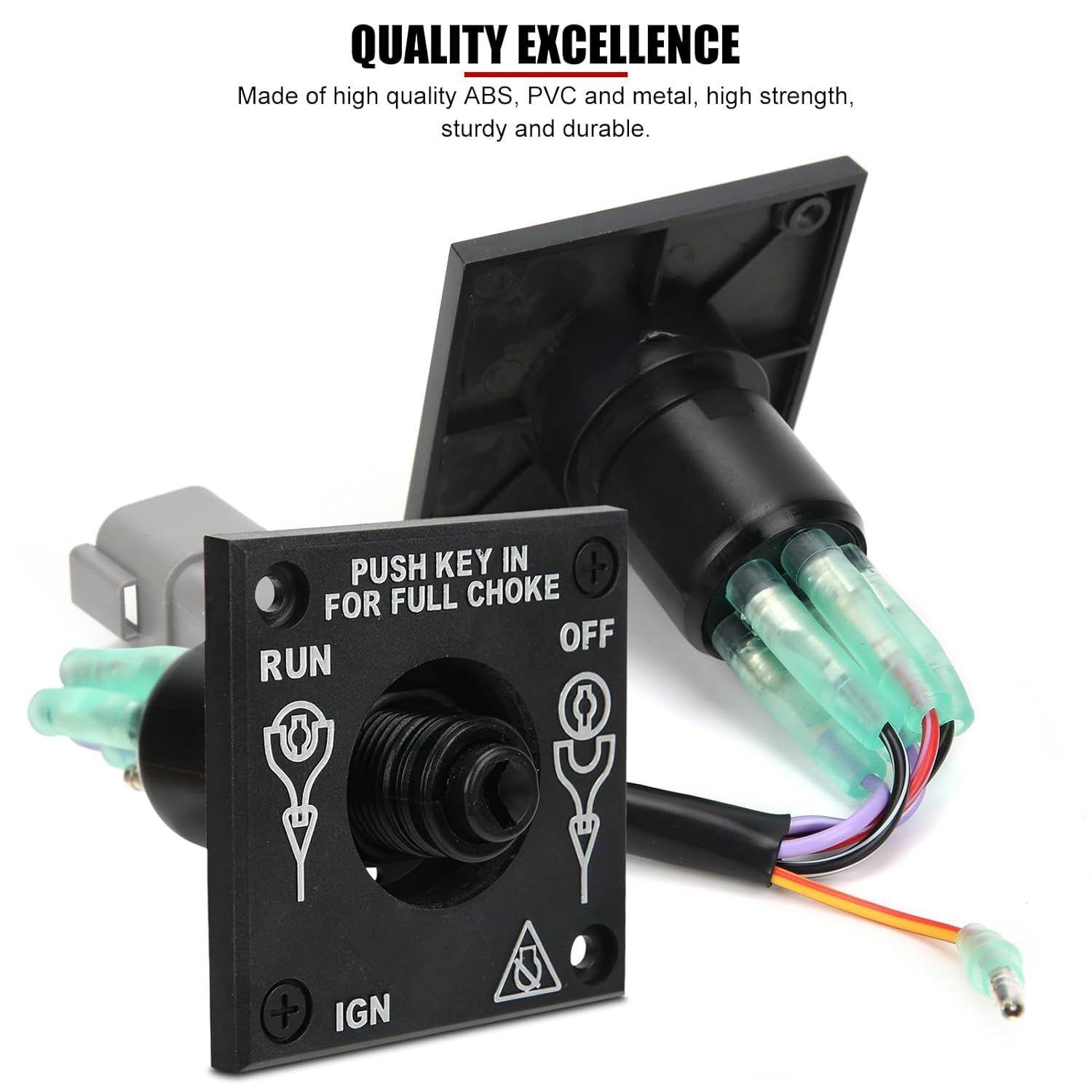 Single Engine Ignition Cut off Switch with Keys 176408 Outboard Ignition Switch Fit for BRP Evinrude Outboard image number 2