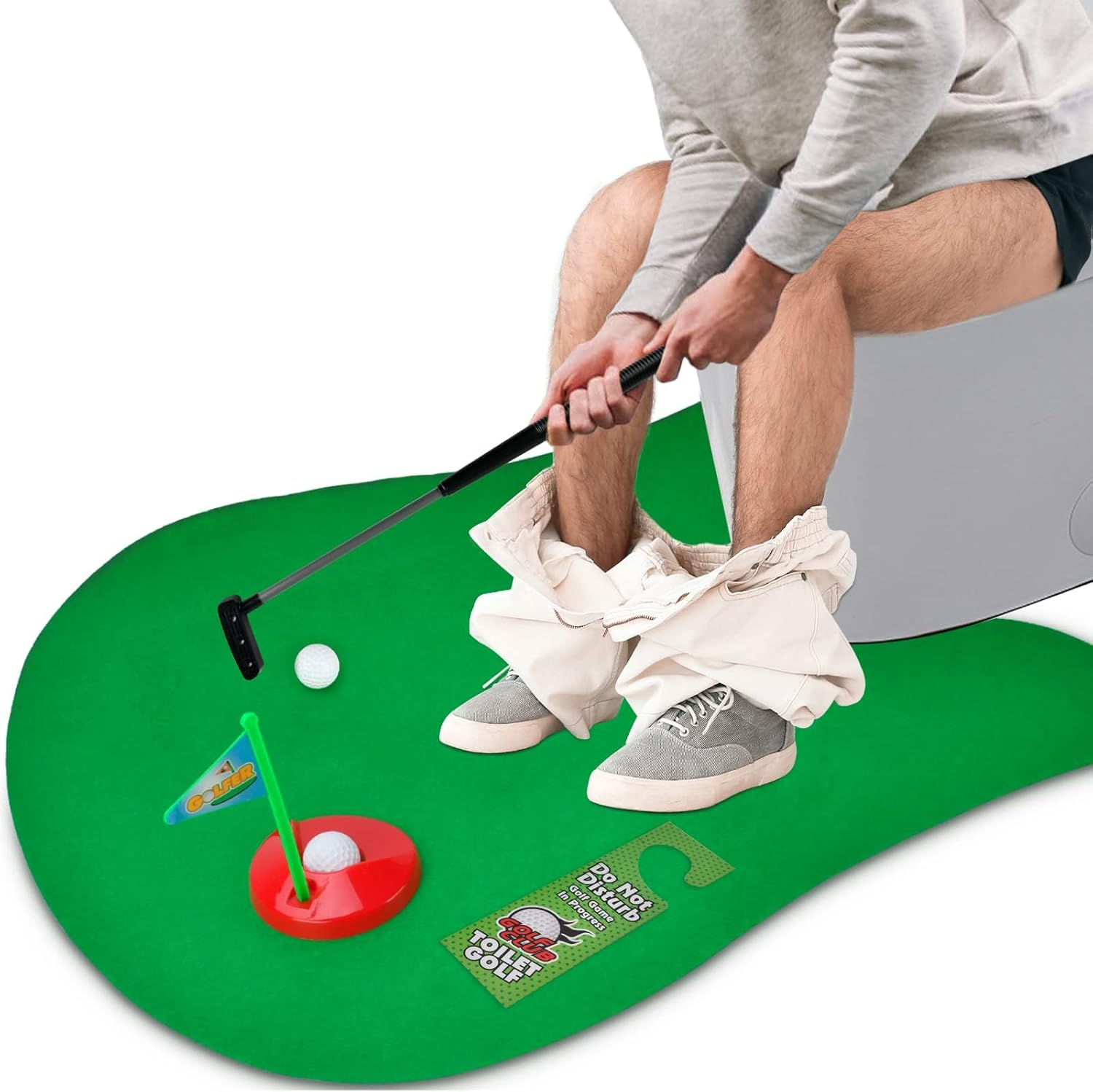 Funny Gag Mini Golf Toy for Dad - Fathers Day, Birthday, Christmas, Valentines Gifts for Men, Husband, Boyfriend, Him image number 3