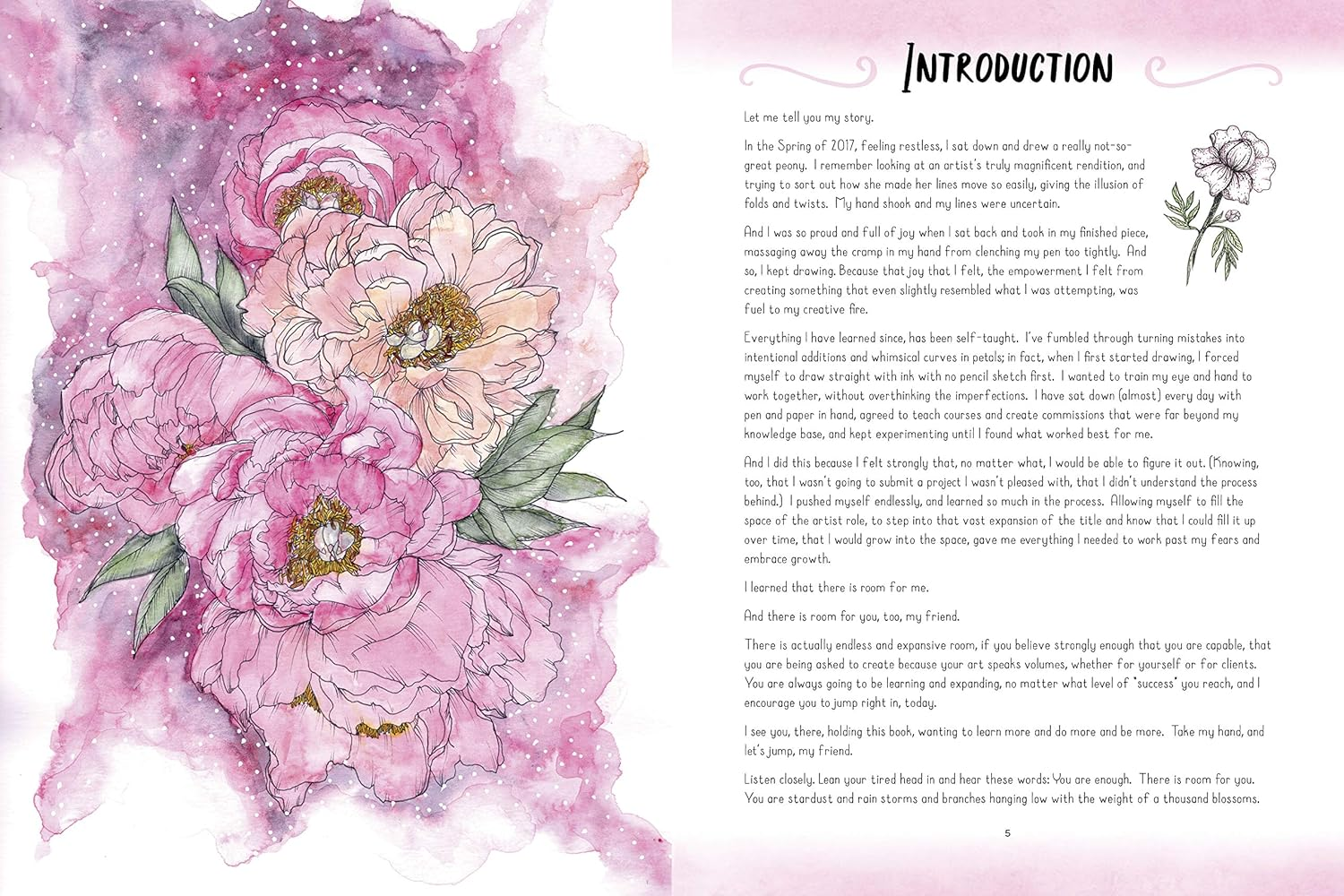 Inking Florals (Illustration Studio): a Step-By-Step Guide to Creating Dynamic Modern Florals in Ink and Watercolor image number 3