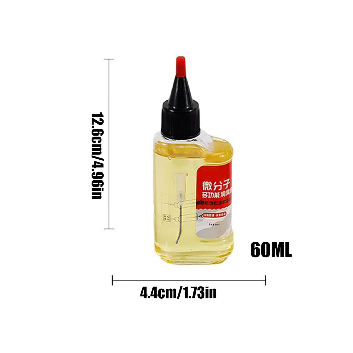 Lubricating Oil,60Ml Multi-Purpose Lube - Sliding Tracks Lubricating Oil | for Door Locks Electric Fans Automobile Mechanical Parts Equipment Bicycle Chains image number 1