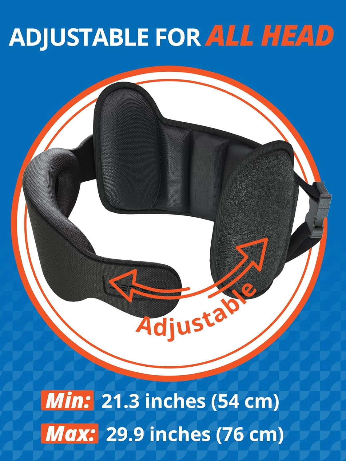 SARISUN Airplane Pillow, Upgrade Travel Pillow for Airplane with Eye Mask, Noise Reducing, 360&deg; Support Stop Bobble, Neck Pillows for Sleeping Travel, Long Flight Travel Essentials, Black image number 3