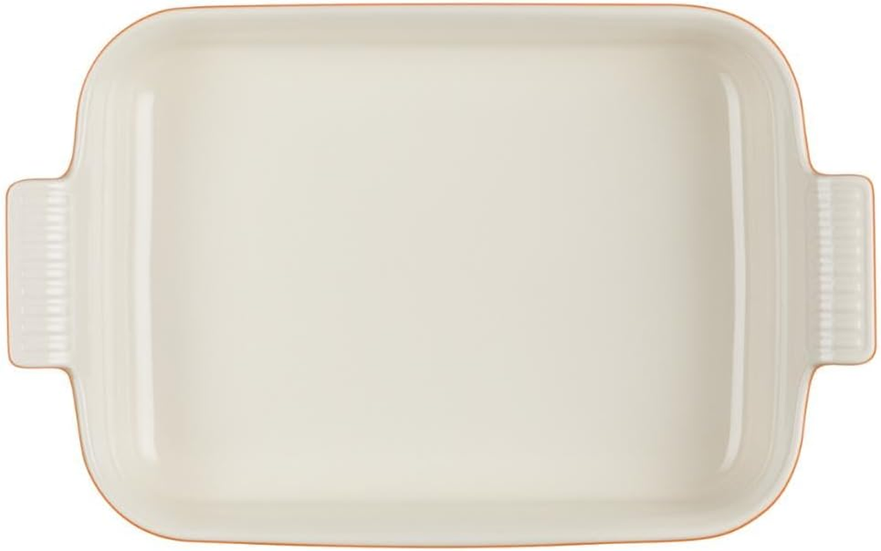Le Creuset Heritage Rectangular Dish, Cayenne, 32 Cm, 4.00 Liters Capacity image number 3