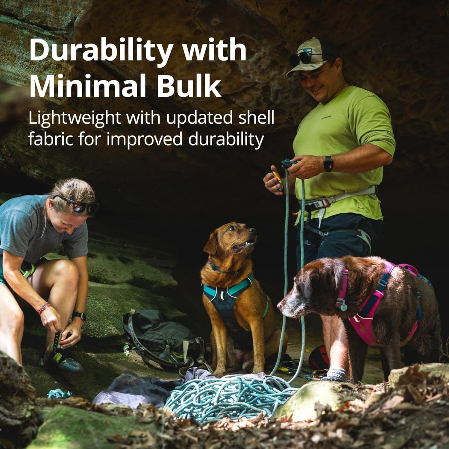 Ruffwear, Flagline Dog Harness, Lightweight and Reflective, No Pull Dog Lift Harness for Hiking, Running and Everyday Use, Alpenglow Pink, Medium image number 7