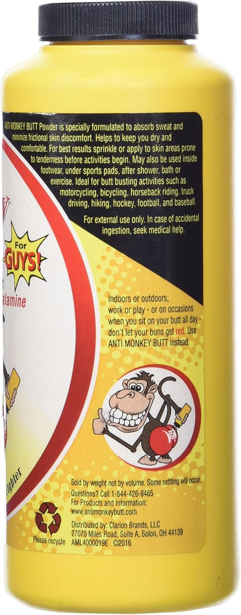 Anti-Monkey Butt | Men'S anti Friction and Sweat Powder with Calamine | 6 Oz. image number 4