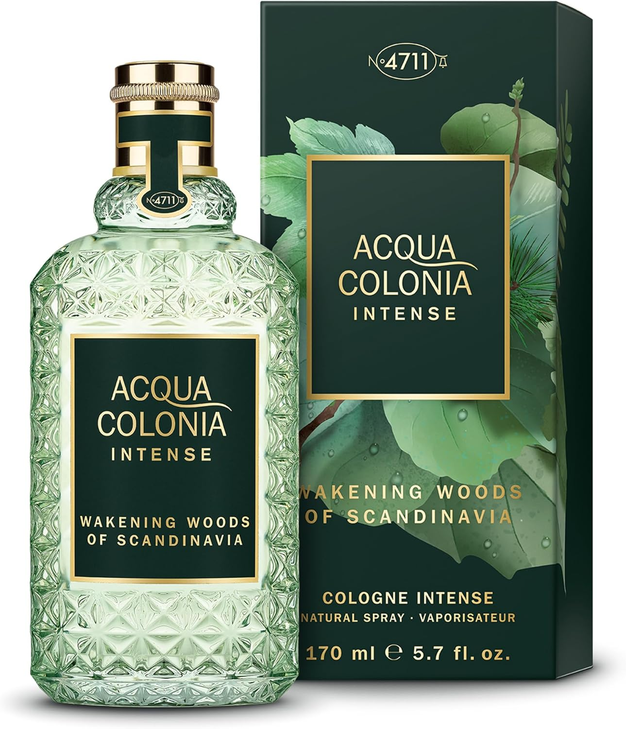 4711 Acqua Colonia Wakening Woods by Maurer & Wirtz Eau De Cologne Intense Spray (Unisex) 5.7 Oz / 169 Ml (Women) image number 5