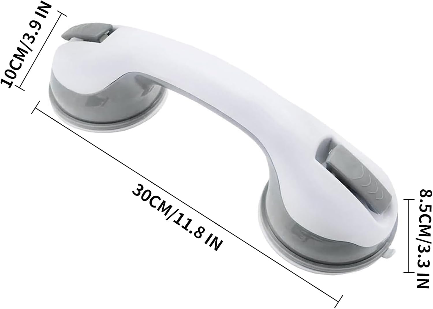 Jrusmr Wall-Mounted Shower Foot Rest-Pedicure Stool for Shaving Legs with Strong Suction Cups-Ideal for Small Showers-Balance Assist for Tile, Glass, and Hard Plastic Surfaces image number 6