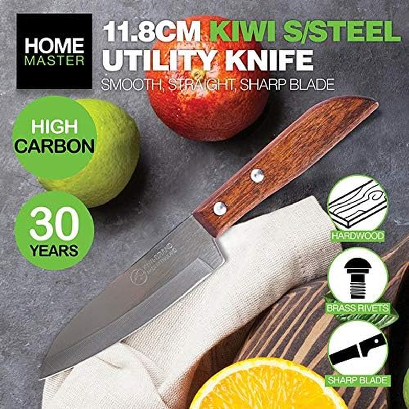 KIWI Utility Fruit Knife Set Stainless Steel Meat Chef Kitchen Point image number 2