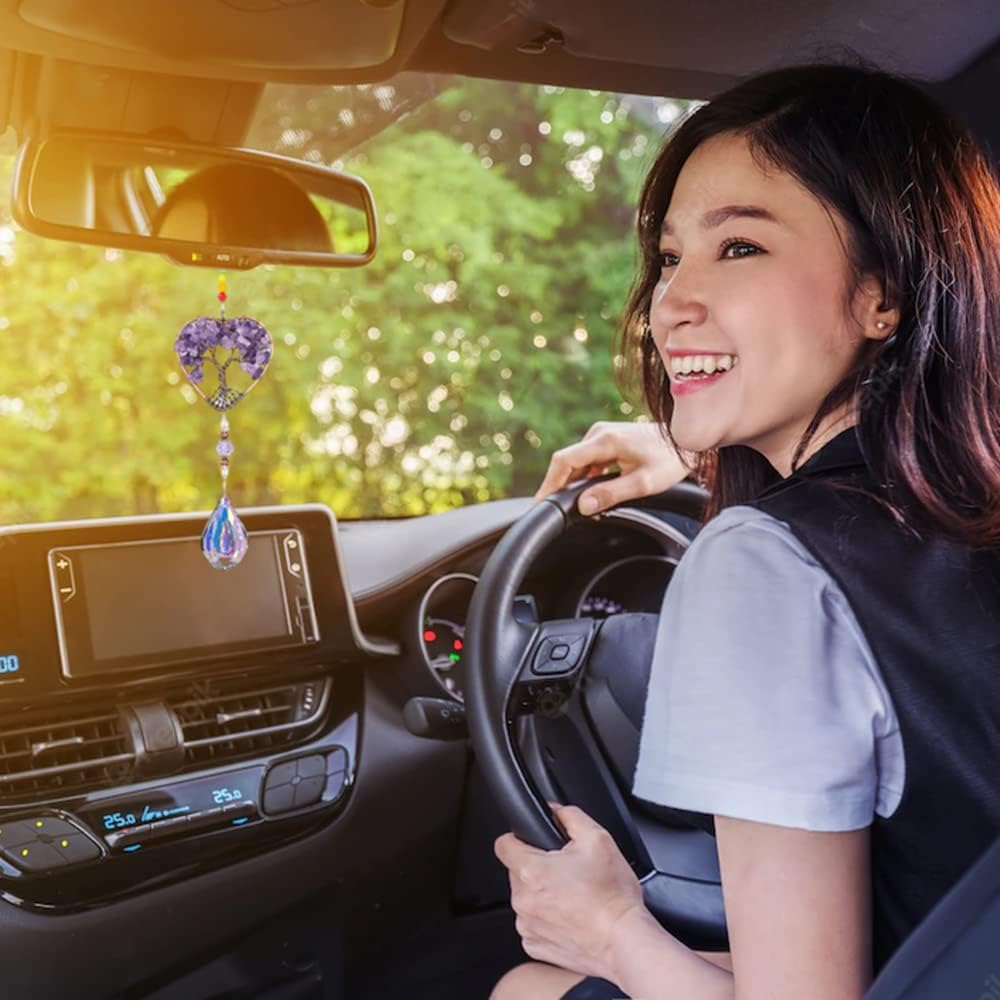 WULILONG Protection Amulet Pendant Necklace - Purple image number 3