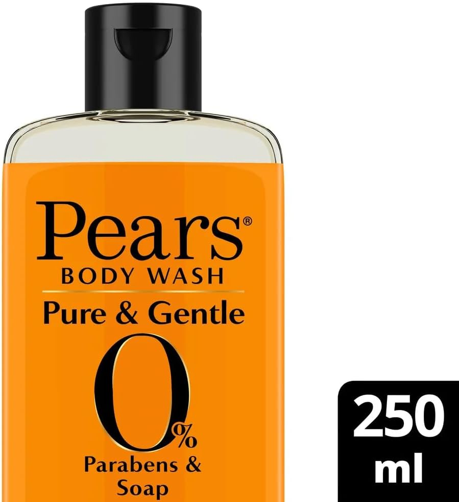 Pears Pure & Gentle Body Wash with 10X More Moisturiser* 250Ml (Pack of 2)