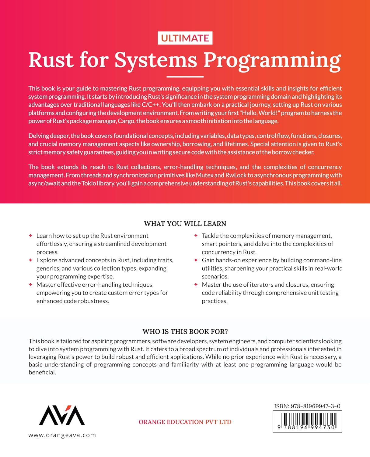 Ultimate Rust for Systems Programming: Master Core Programming for Architecting Secure and Reliable Software Systems with Rust and Webassembly (English Edition) image number 2