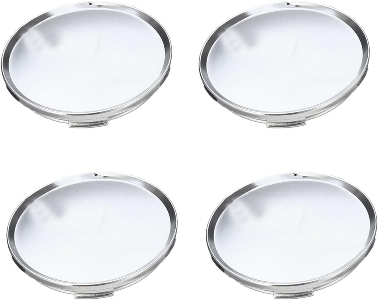 BWPEXZ 4Pcs/Set 63Mm Silver Car Auto Wheel Center Cap Covers Tyre Tire Rim Hub Cap Accessories image number 1